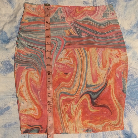 Black Bead Mesh Mini Skirt - Picture 7 of 7